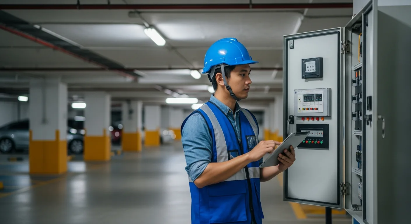 iCharge engineer conducting site assessment